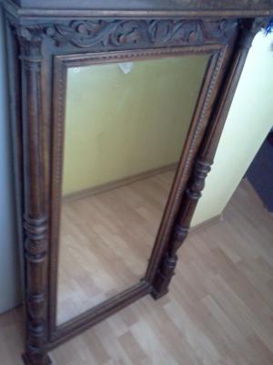 oglinda cu rama din lemn masiv peste 100 de ani pret negociabil
