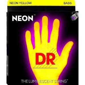 Vand corzi bass DR Strings Neon Phosphorescent