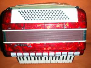 ACORDEON PARROT 96 BASI ROSU