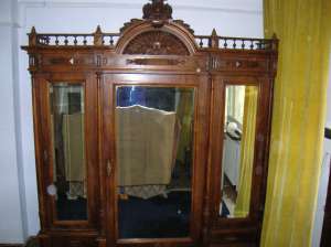 Sifonier cu oglinzi cristal