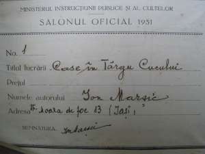 Ulei pe panza an 1931