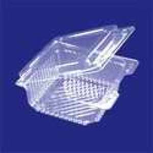 Caserole transparente pentru salate cu capac incorporate (PET)