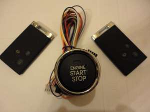 Sistem Keyless go cu buton de pornire a motorului