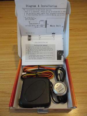 Buton de pornire a motorului Slim start stop button