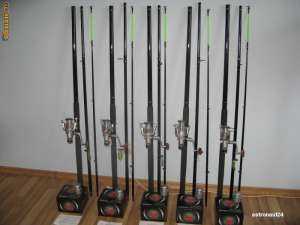Set 5 Lansete Complete + Rod Pod Full Echipat Pret Promo