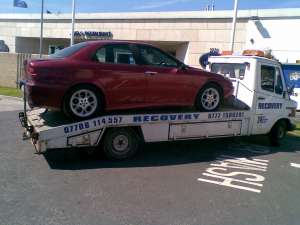 Mercedes 308 platforma tractari