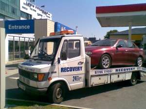 Mercedes 308 platforma tractari
