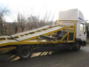 CAMION MAN 8185 LC TRANSPORTOR AUTOTURISME
