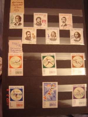 colectie de timbre romanseti si straine