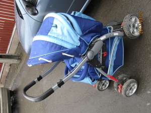 Vand Carut  Albastru 3 in 1