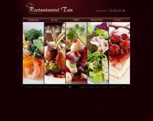 Realizam site web pensiune/hotel/restaurant/salon