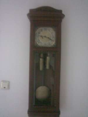 vand ceas Iunhans,  dimensiuni 93x30,  lemn de nuc