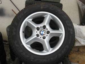 Set 4 genti BMW aluminiu cu anvelope 235x65R17
