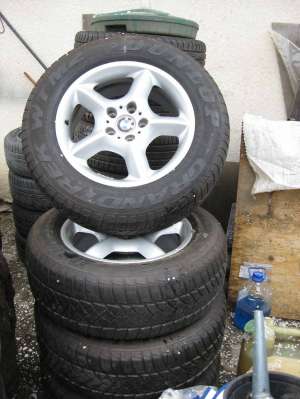 Set 4 genti BMW aluminiu cu anvelope 235x65R17