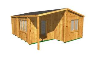 Casa din lemn Sophia 7x6 m ,  reducere