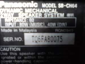 A//Boxe Panasonic SB-CH64