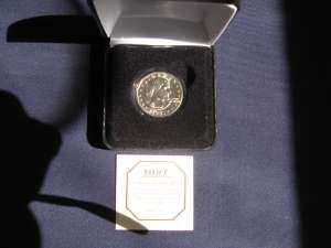 MONEDA 1 $ RARA,  NEPUSA IN CIRCULATIE,  STARE PROOF