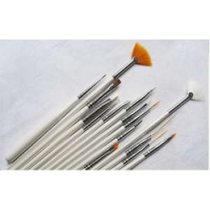 Set 15 pensule pictura nail art