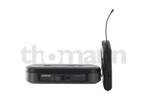 V�nd sistem de microfon wireless(fara fir) SHURE pentru instrumente de suflat,  alcatuit din: