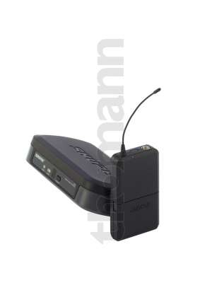 V�nd sistem de microfon wireless(fara fir) SHURE pentru instrumente de suflat,  alcatuit din: