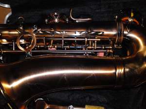Vand saxofon alto(Mi-bemol)  THOMAS ST�HMER ,  culoare deosebita antique vintage design