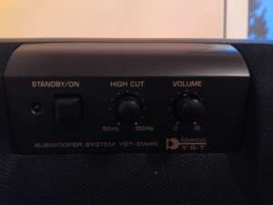 Vand subwoofer activ YAMAHA YST-SW45,  difuzor de 8�,  70 watt RMS, 