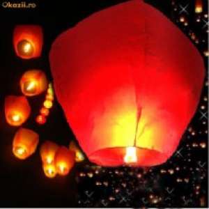 SKY LANTERN LAMPIOANE ZBURATOARE + NUFERI DE APA