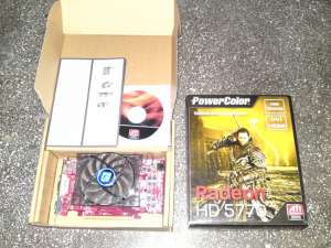 ATI RADEON HD5770 POWERCOLOR HD 5770 1GB DDR5 128BIT PCI-E SCHIMB CU NVIDIA GTS450 GTX460