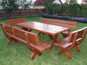 mobilier de gradina din lemn