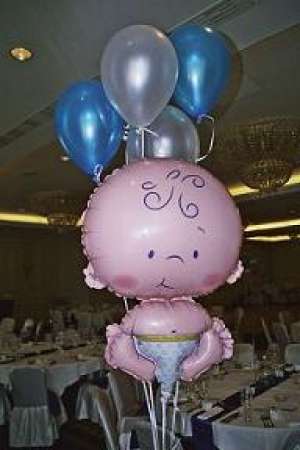 Baloane Botez,    Decoratiuni cu Baloane Botez,    Baloane Folie Botez cu Heliu,    Barza Botez,    