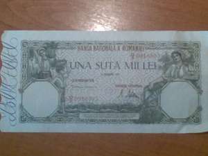 vand bancnote de 100.000 lei,  editie 1946,  noi-noute,   40 bucati!