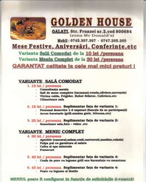 Inchiriere sala
