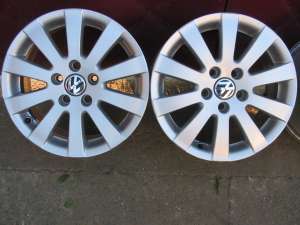 jante aliaj originale de vw pe 16 pentru golf ,    passat,    jetta,   sahan