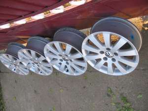jante aliaj originale de vw pe 16 pentru golf ,    passat,    jetta,   sahan