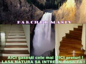 oferta PARCHET MASIV la pret de  producator