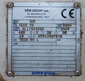 SCM Tech 99 - masina gaurit lemn 4 axe