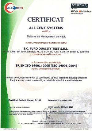 Studii Geotehnice - EURO QUALITY TEST