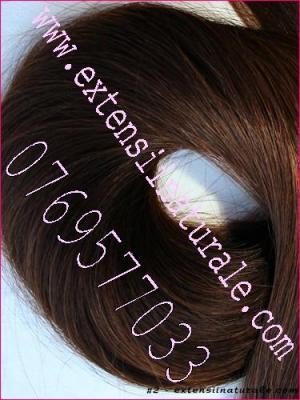 Extensi.i din pa.r natural .cu cheratina 2 ron buc