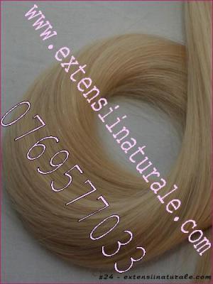 Extensi.i din pa.r natural .cu cheratina 2 ron buc