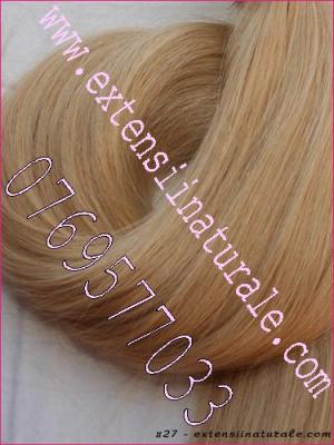 Extensi.i din pa.r natural .cu cheratina 2 ron buc