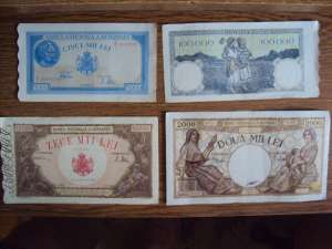VAND 4 BANCNOTE DIN PERIOADA 1941-1946
