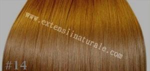 Extensii .din par. natural cu cheratina 2 ron buc