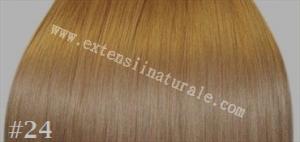 Extensii .din par. natural cu cheratina 2 ron buc