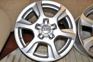SET JANTE NOI,   ORIGINALE AUDI A4 S4 8K B8 S-line 7J x 16 inch ET46,   Import Germania