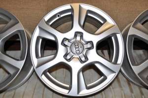 SET JANTE NOI,   ORIGINALE AUDI A4 S4 8K B8 S-line 7J x 16 inch ET46,   Import Germania