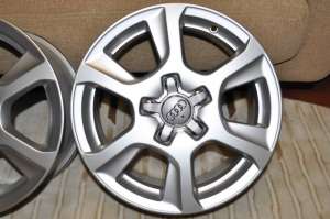 SET JANTE NOI,   ORIGINALE AUDI A4 S4 8K B8 S-line 7J x 16 inch ET46,   Import Germania