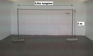 Gard din plasa zincata ( FIX / MOBIL )