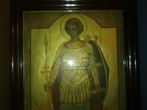 Sf Martir dimitrie, pictura originala datand din anul 1909