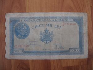 vand bancnote vechi din anii 1944,    1945,    1946