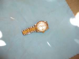 cas rolex original cu diamante si aur